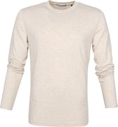 No Excess - Longsleeve T-shirt Beige - Maat XL - Modern-fit