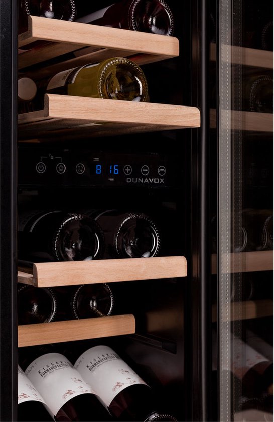 Cave à vin Dunavox Flow-17 - DAUF-17.58SS - 2 zones