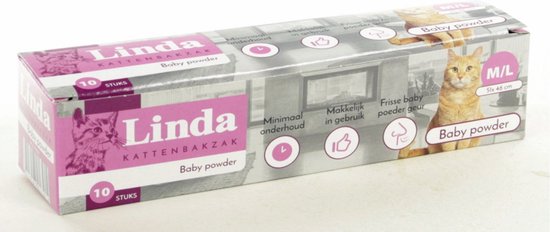 WIYETY Kattentoiletzak: 160 stuks 8 rollen afvalzakken 45 x