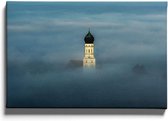 Walljar - Duitsland - Bavaria Architectuur - Muurdecoratie - Canvas schilderij