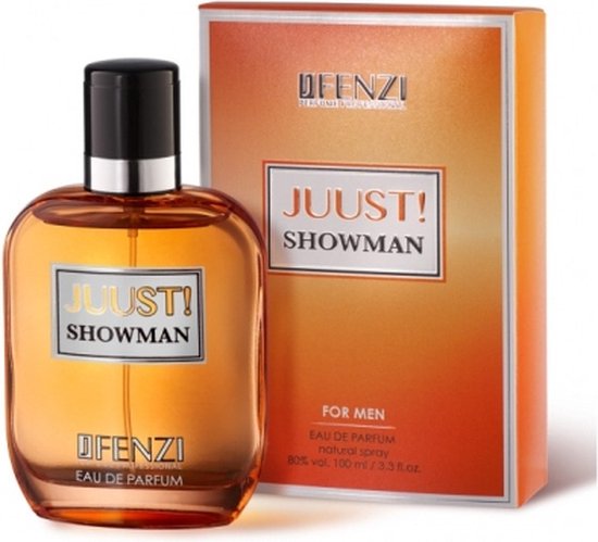 Amber, Fougere merkgeur voor heren - JFenzi - Eau de Parfum - Juust-Showman - 100ml - 80% ✮✮✮✮✮  - Cadeau Tip !