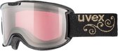 Uvex Skibril - Unisex - zwart/zilver
