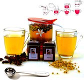 Luxe - Theepot - Thee set - Magic theefilter - Theepot met filter - Tea maker - Theeglas - Thee pakket - Losse thee - Verse thee - Kruidenthee - Theeblik - Kerstcadeau - Kerstpakke