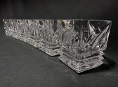 Handgeslepen kristal whisky set 6x 300 ml