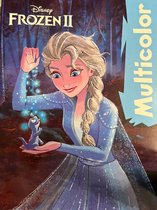 kleurboek disney frozen 2 met voorbeeld in kleur - anna - elsa - olaf