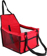 WiseOne® Opvouwbare Autostoel voor hond - Autostoel voor dieren - Reizen - Autozitje hond - Rood