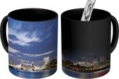 Magische Mok - Foto op Warmte Mok - Londen skyline in de avond - 350 ML