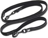Verstelbare Hondenriem - Zwart - Hondenriemen - Riem Voor Honden - Huisdier Accessoires - Extra Stevig - Reflecterend - 2 Meter