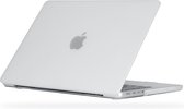 MacBook Pro 14 Inch (2021) (2023) Mat Wit Transparante Case | Geschikt voor Apple MacBook Pro 14,2 Inch | MacBook Pro Hard Case Cover | Geschikt voor de nieuwste modellen M1 / M2 P