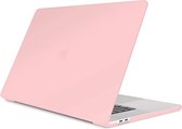 Xssive Macbook case - Macbook hoesje - Macbook NEW PRO 13.3 A1706/ A1708/ A1989/ A2159/ A2251/ A2289 - Baby roze - Transparant