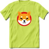 Shiba Inu Coin - Crypto T-Shirt Kleding Cadeau | Dames / Heren / Unisex | Bitcoin / Ethereum shirt | Grappig Verjaardag kado | BTC Tshirt Met Print | - Groen - XL