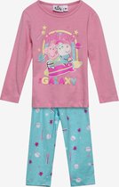 Peppa Pig pyjama - maat 98 - Peppa Big pyjamaset - roze met mintgroen