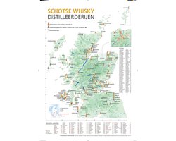 Whisky unlimited - Poster Schotse whisky distilleerderijen - A2 formaat(staand)