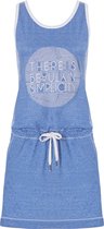 Mouwloos sportief blauw nachthemd Rebelle