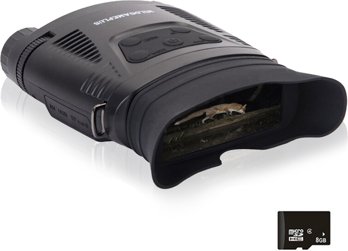 BeBetter®| Nachtkijker - Verrekijker met infrarood - Infraroodkijker - Digitale Nightvision - 7x21 Zoom - Beeldopname - 300m zicht in het Donker - Inclusief SD Kaart - Zwart