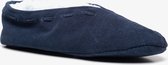 Thu!s heren spaanse sloffen - Blauw - Maat 46 - Pantoffels - Echt leer