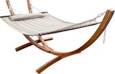 Bol.com AXI Hawaï Hangmat set - Beige hangmat met FSC houten frame - max. 250 kg - voor 2 personen aanbieding