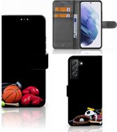 GSM Hoesje Geschikt voor Samsung Galaxy S22 Plus Bookcover Ontwerpen Voetbal, Tennis, Boxing… Sports