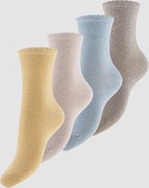 Sokken LPRHONA LUREX SOCK XMAS BOX 4 PACK  TW Grijs