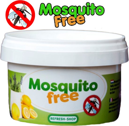 Mosquito Free - anti muggen - muggen bestrijder - natuurproduct - 100 % natuurlijk - kindvriendelijk - veilig