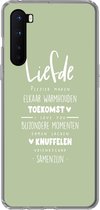 Geschikt voor OnePlus Nord hoesje - Huwelijk - 'I love you' - Quotes - Spreuken - Siliconen Telefoonhoesje