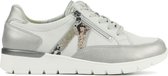 Waldlaufer Sneakers Dames - Lage sneakers / Damesschoenen - Leer - 626001 - Pythonprint  -  Grijs - Maat 37