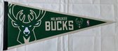 USArticlesEU - Milwaukee Bucks - NBA - Vaantje - Basketball - Sportvaantje - Pennant - Wimpel - Vlag - 31 x 72 cm