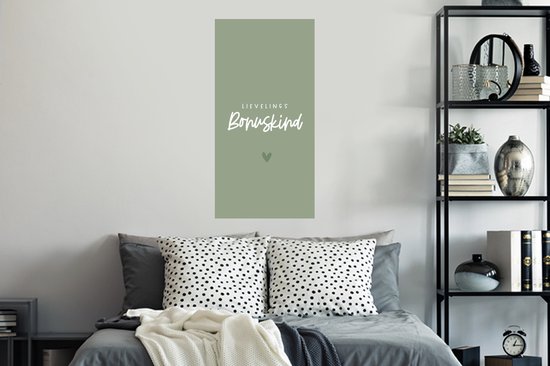 Stickers muraux - Film autocollant - Amour - Enfant bonus - Famille - Enfant bonus préféré - Dictons - Texte - 40x80 cm - Film adhésif - Stickers muraux Chambre d'enfant - Papier peint autocollant - Papier peint autocollant - Film autocollant