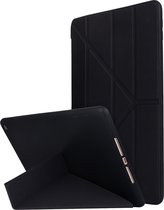 Apple iPad 8 10.2 (2020) Hoes - Mobigear - Origami Serie - Kunstlederen Bookcase - Zwart - Hoes Geschikt Voor Apple iPad 8 10.2 (2020)