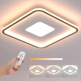 Lookz™ LED Lamp Met Afstandsbediening - Plafondlamp - Rechthoekig - Dimbare Verlichting - Kamerverlichting