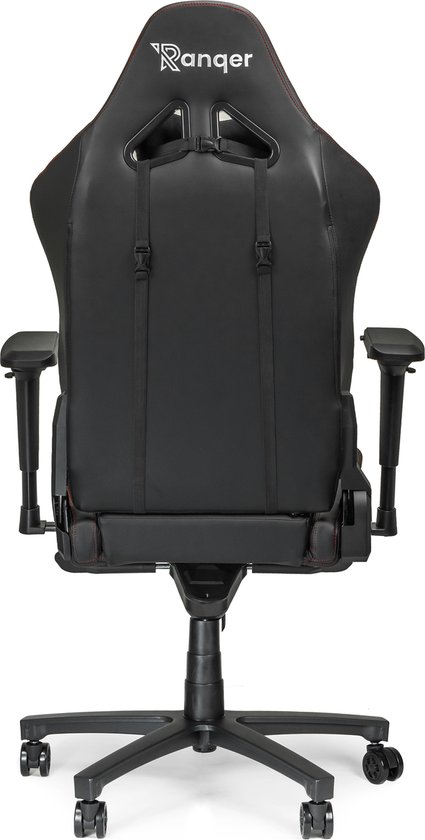 Ranqer Performance Gamestoel - Luxe Ergonomische Bureaustoel - Gaming Stoel voor volwassenen - 4D Armleuningen - Zwart