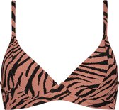 Beachlife Rose Zebra BH-fit bikinitop met beugel - dames - Maat 85D