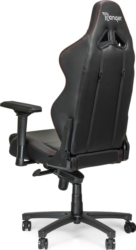Ranqer Performance Gamestoel - Luxe Ergonomische Bureaustoel - Gaming Stoel voor volwassenen - 4D Armleuningen - Zwart