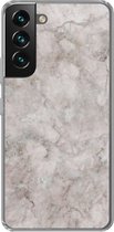 Geschikt voor Samsung Galaxy S22 Plus hoesje - Marmer print - Patronen - Chic - Siliconen Telefoonhoesje