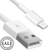 Apple Lightning naar USB Kabel - 1 meter - iPhone Apple Oplaadkabel - Ondersteunt snelladen - Geschikt voor iPhone / iPad / Airpods - 1m