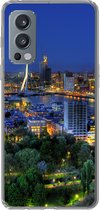 Geschikt voor OnePlus Nord 2 5G hoesje - Rotterdam - Nederland - Skyline - Siliconen Telefoonhoesje