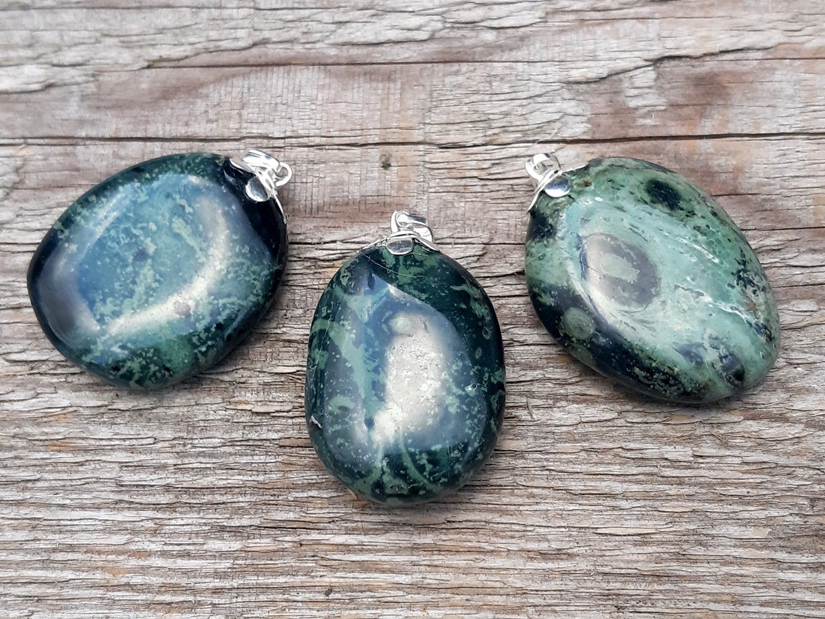 Edelsteen Jaspis Kambaba amulet hanger