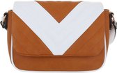 handtas Valerie bruinwit