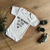 Romper met tekst 'My mommy is the best!' - Wit - Maat 62 - Babyshower - Baby cadeau - Kraamcadeau - Geboorte