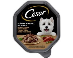 10x Cesar - Cuisine in saus met malse kalkoen en rund - 150g