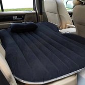 VIFY® Opblaas auto matras - luchtbed voor in de wagen - camping bank - luchtmatras achterbank - grijs compact matras.