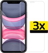 iPhone X Screenprotector Tempered Glass Volledig Bedekt - 3 Stuks