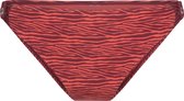 LingaDore Bright Zebra Bikini Slip Rood 40