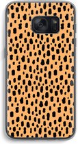 Case Company® - Galaxy S7 hoesje - Panter - Soft Case / Cover - Bescherming aan alle Kanten - Zijkanten Transparant - Bescherming Over de Schermrand - Back Cover