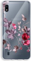 Case Company® - Galaxy A10 hoesje - Mooie bloemen - Soft Case / Cover - Bescherming aan alle Kanten - Zijkanten Transparant - Bescherming Over de Schermrand - Back Cover