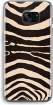 CaseCompany® - Galaxy S7 Edge hoesje - Arizona Zebra - Soft Case / Cover - Bescherming aan alle Kanten - Zijkanten Transparant - Bescherming Over de Schermrand - Back Cover