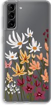 CaseCompany® - Galaxy S21 Plus hoesje - Painted wildflowers - Soft Case / Cover - Bescherming aan alle Kanten - Zijkanten Transparant - Bescherming Over de Schermrand - Back Cover