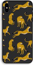 CaseCompany® - iPhone XS hoesje - Luipaard - 100% Biologisch Afbreekbaar - Duurzaam - Biodegradable Soft Case - Milieuvriendelijke Print op Achterkant - Zwarte Zijkanten - Bescherming Over de