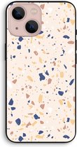 CaseCompany® - iPhone 13 mini hoesje - Terrazzo N°23 - 100% Biologisch Afbreekbaar - Duurzaam - Biodegradable Soft Case - Milieuvriendelijke Print op Achterkant - Zwarte Zijkanten - Beschermi