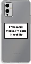 CaseCompany® - OnePlus 9 hoesje - I'm dope - Soft Case / Cover - Bescherming aan alle Kanten - Zijkanten Transparant - Bescherming Over de Schermrand - Back Cover